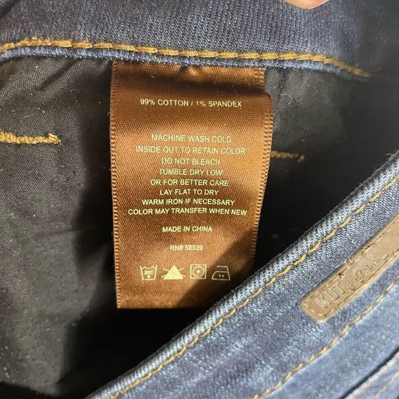 Kut from the Kloth Dark Wash Straight Leg Jeans Size 6 Style low kp560me7 - Picture 5 of 6